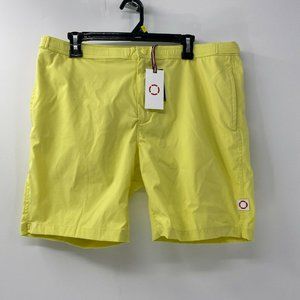 Public Beach mens yellow swim shorts sz XL NWT